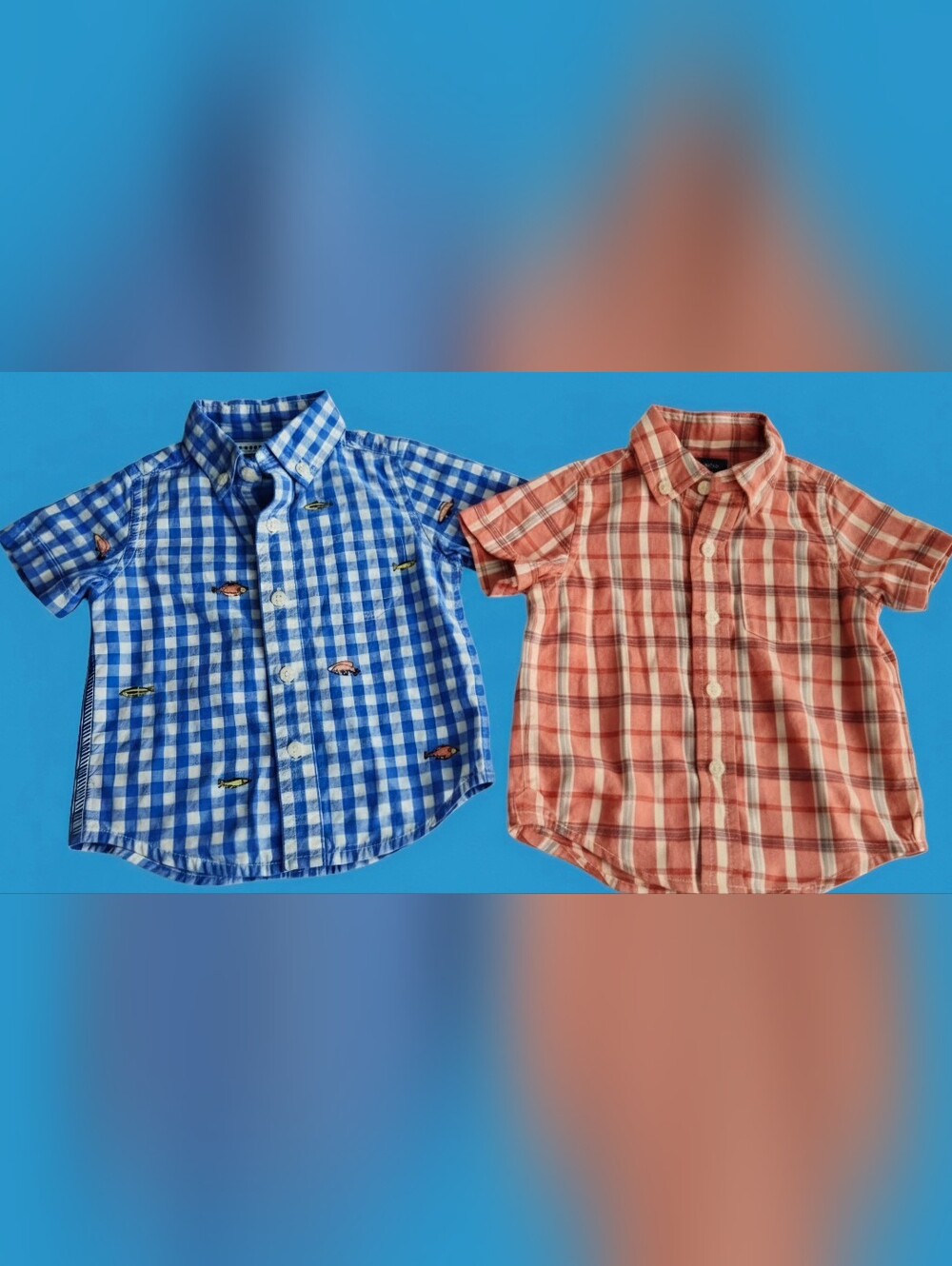 Janie and Jack Short Sleeve Button-Down Bundle
